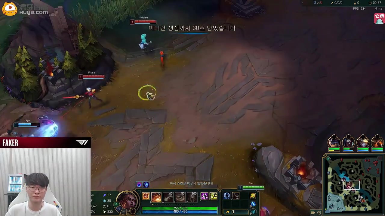 png电子网站Faker梅尔对线维克托疯狂反弹技能，完美克制法师无压力对线