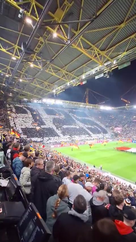 png电子网站世界杯4冠+欧洲杯3冠！德国球迷赛前巨型tifo致敬足协成立125周年