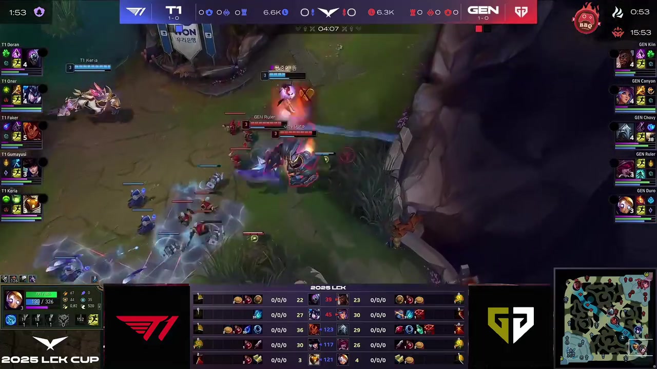 png电子联赛超无可匹敌！Sask看Chovy残局一打四战胜T1：他这把真零失误