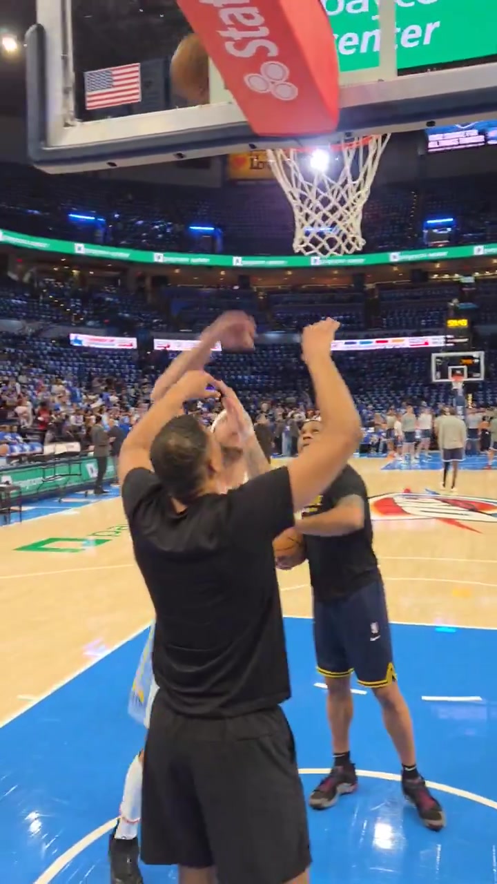 png电子绝不放弃😭！阿隆-戈登将进行赛前热身 希望能够出战今晚的比赛