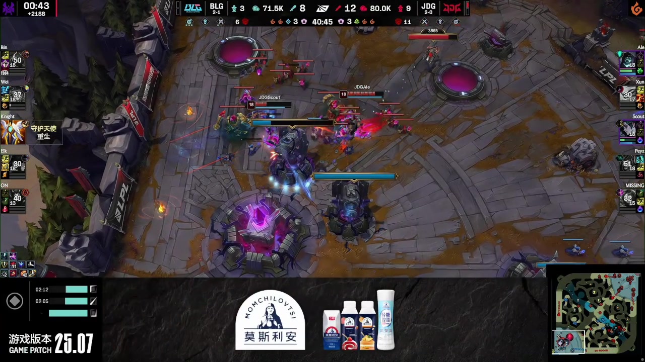 电子png游戏队内氛围不对？BLG赛后左手表情冷淡 Elk和ON无奈苦笑一言难尽😟